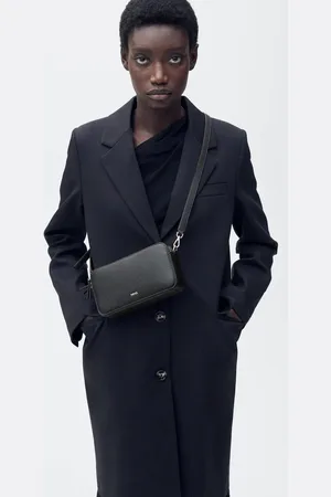 MANGO Bolso bandolera doble cremallera Unitalla