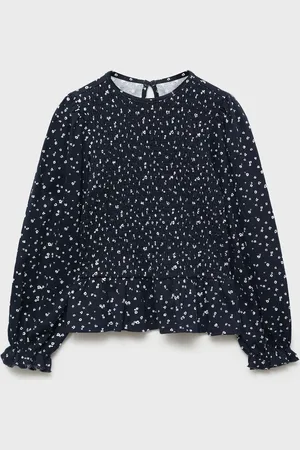 MANGO KIDS Blusa estampada fluida 4 años
