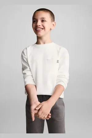 MANGO KIDS Camiseta algodón manga larga 8 años