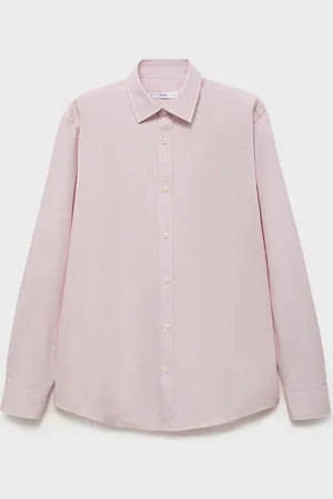 MANGO AN Camisa % algodón rayas slim fit