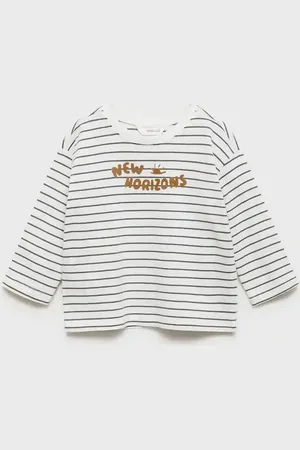 MANGO BABY Camiseta manga larga rayas 2 años