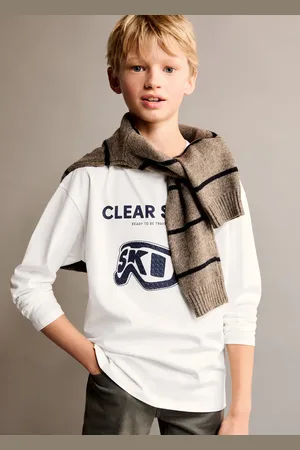 MANGO KIDS Camiseta manga larga estampada 2 años