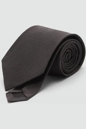 MANGO AN Corbata % seda de mora microestructura Unitalla