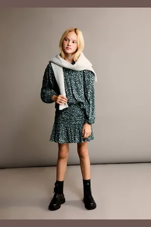 MANGO KIDS Falda estampado floral 4 años