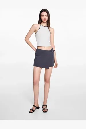 MANGO TEEN Camiseta algodón tirantes