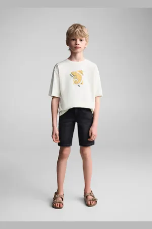 MANGO KIDS Bermudas vaqueras slim fit 6