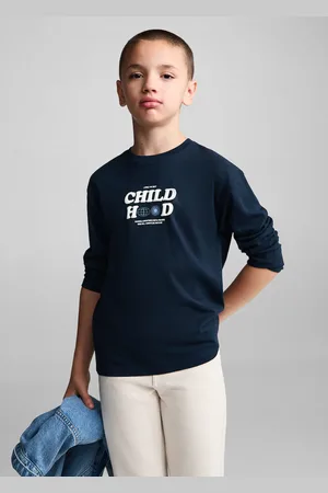 MANGO KIDS Camiseta manga larga estampada 2 años