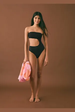 MANGO TEEN Bañador asimétrico abertura