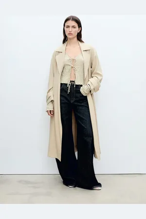 MANGO Trench soft cinturón CH