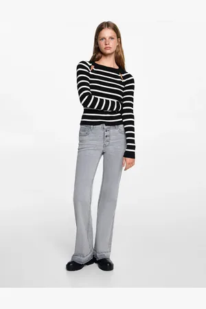 MANGO TEEN Jersey rayas aberturas CH