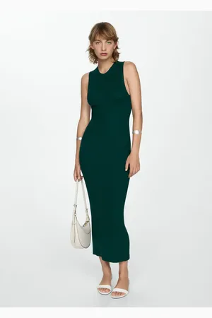 MANGO Vestido punto largo CH
