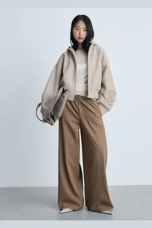 MANGO Pantalón jogger wideleg E