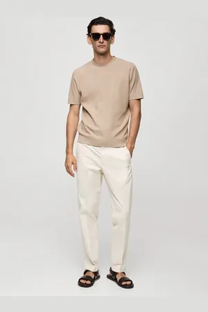 MANGO AN Camiseta punto estructura