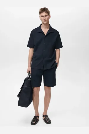 MANGO AN Camisa punto estructura E