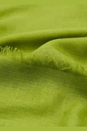 MANGO Fular mezcla lino terminaciones deshilachadas Unitalla