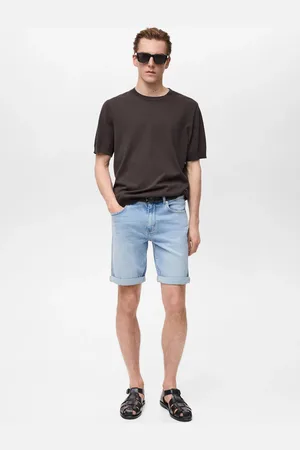 MANGO AN Bermudas vaqueras slim fit 8