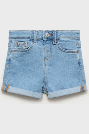 MANGO BABY Shorts vaqueros bajo vuelto 28 meses
