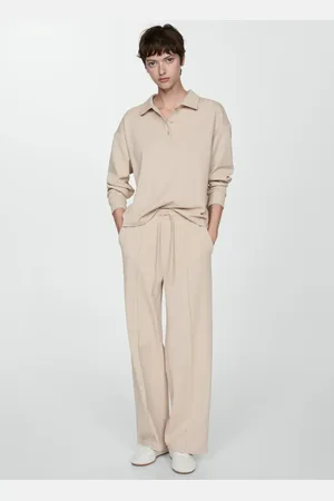 MANGO Pantalón recto costuras