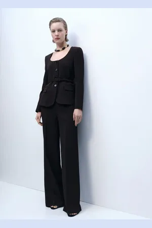 MANGO Pantalón recto traje