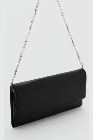 MANGO Bolso piel solapa Unitalla