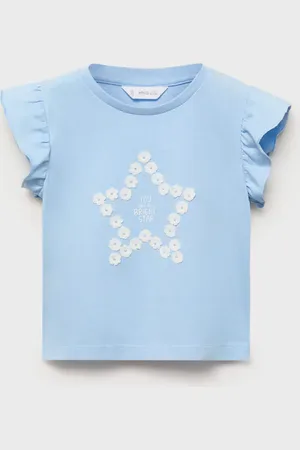 MANGO BABY Camiseta relieve volantes 2 años