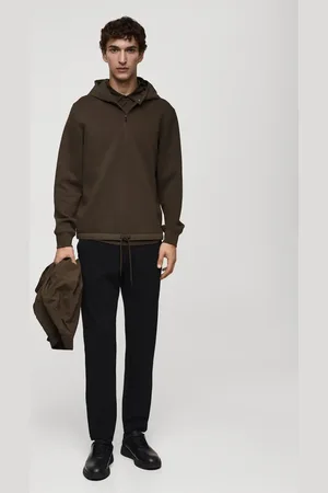 MANGO AN Sudadera capucha regular fit comfort stretch