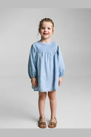 MANGO BABY Vestido bordado algodón 4 años