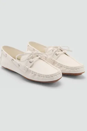 MANGO Náutico piel cordones 4
