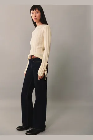 MANGO Jersey canalé lazos