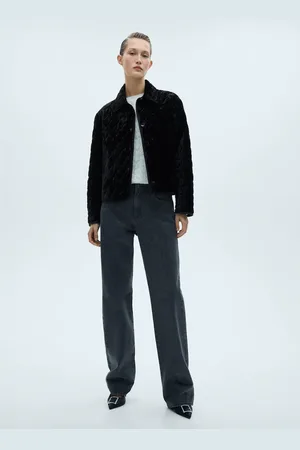 MANGO Chaqueta reversible acolchada terciopelo CH