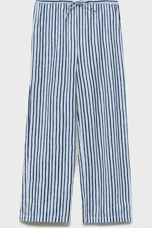 MANGO TEEN Pantalón recto rayas