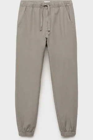 MANGO TEEN Pantalón jogger lino algodón E