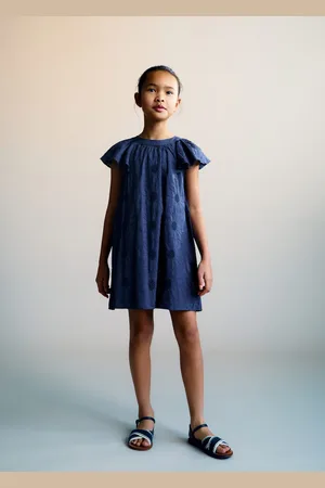 MANGO KIDS Vestido corto bordado