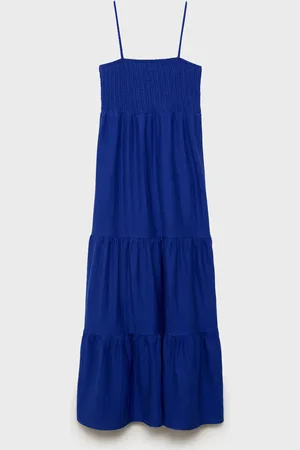 MANGO TEEN Vestido fruncido capas CH