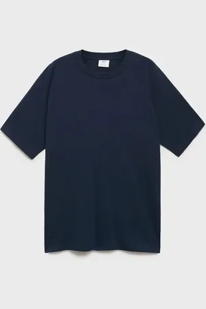 MANGO AN Camiseta algodón relaxed fit E