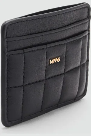 MANGO Tarjetero acolchado logo Unitalla