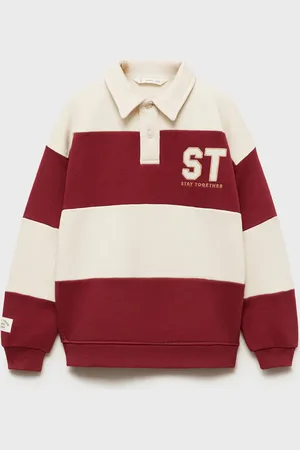 MANGO KIDS Sudadera polo rayas años