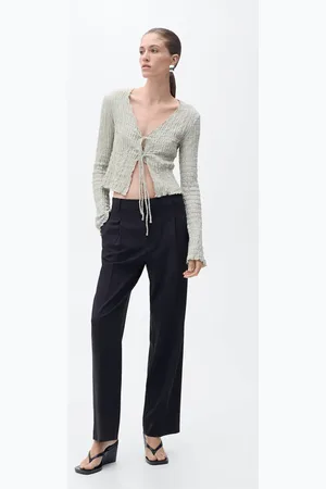MANGO Pantalón recto pinzas