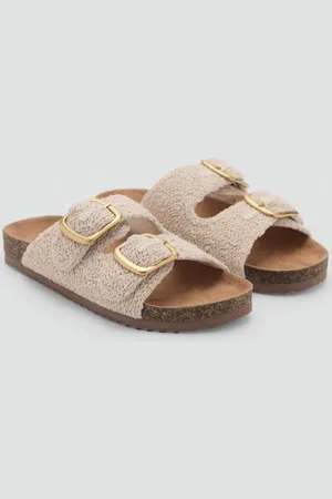 MANGO KIDS Sandalia textura hebillas 2
