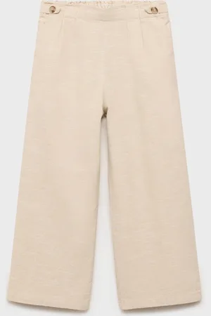 MANGO KIDS Pantalón culotte textura 2 años