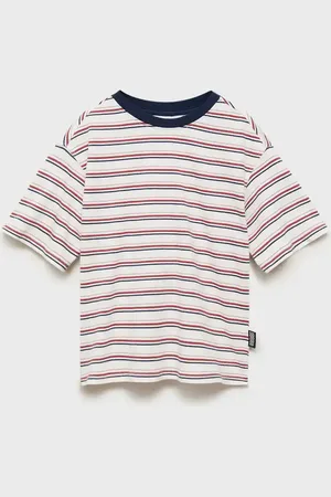 MANGO KIDS Camiseta algodón rayas 6 años