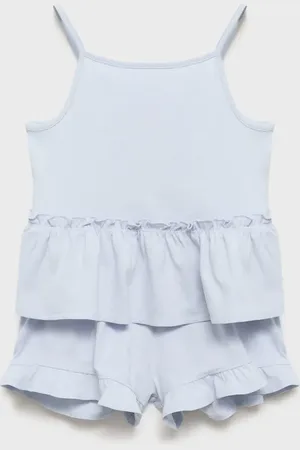 MANGO KIDS Pijama corto volantes 4 años