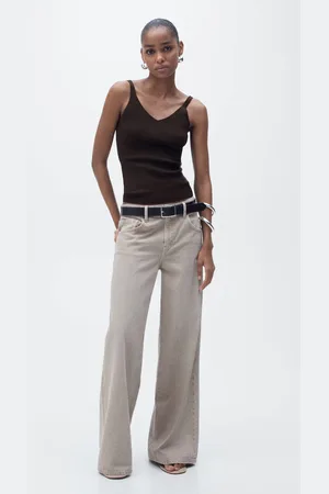 MANGO Top punto cuello pico CH