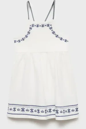 MANGO BABY Vestido detalles bordados 4 años