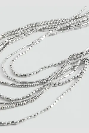 MANGO TEEN Collar múltiple colgante Unitalla
