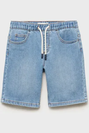 MANGO KIDS Bermudas vaqueras cordón