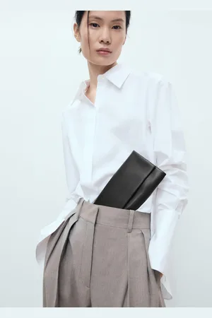 MANGO Bolso piel solapa Unitalla
