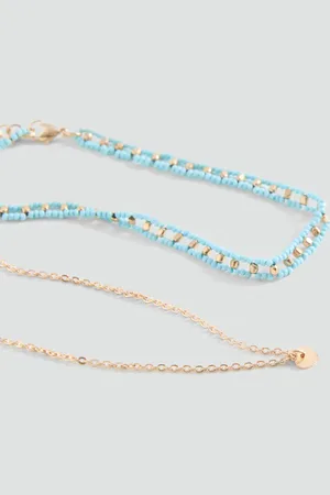 MANGO KIDS Set 2 collares combinados Unitalla