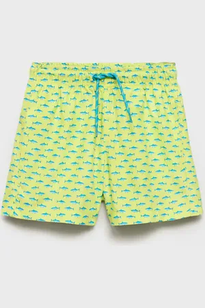 MANGO KIDS Bañador estampado tiburones 8 años