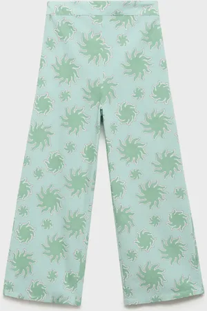 MANGO KIDS Pantalón recto estampado 4 años